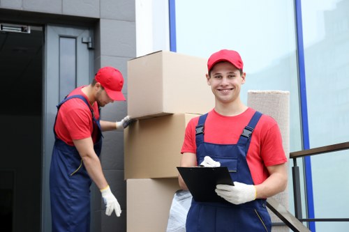 Packing and unpacking service for a Barnet home move