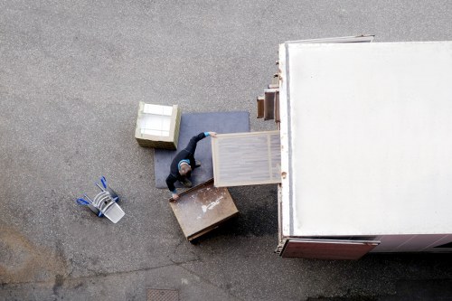Removal team preparing a same day move in Barnet