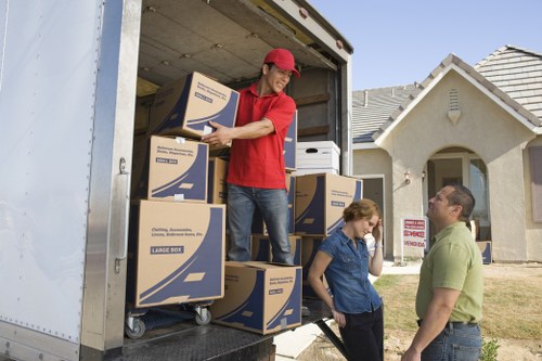 Careful packing of fragile items for student removals in Barnet