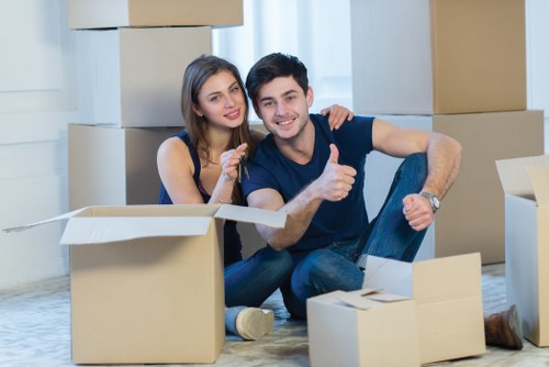 Quote planning for a move in a busy Barnet street
