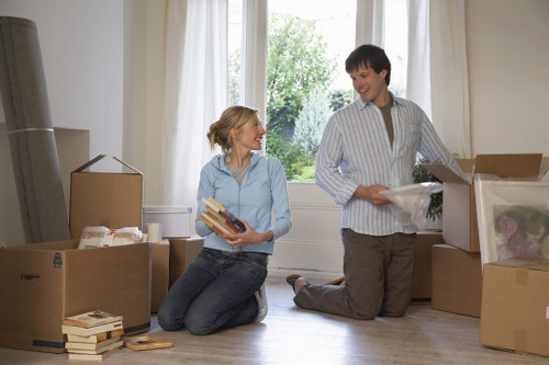 Man with van service in Barnet assisting with furniture delivery