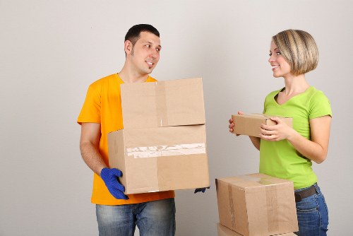Office furniture dismantling during commercial moves in Barnet