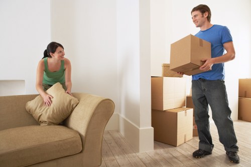 Student preparing for a removals checklist in Barnet